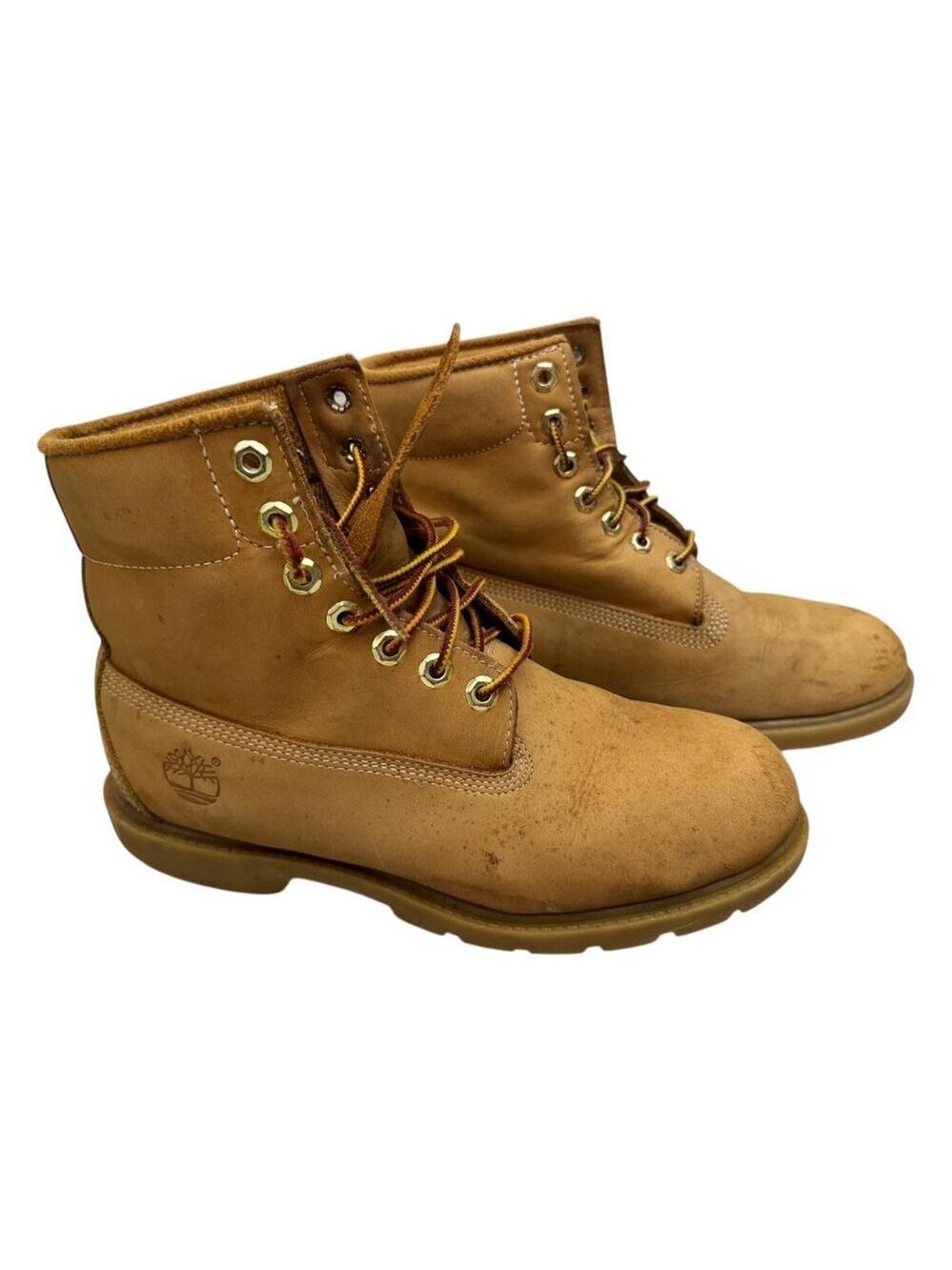 TIMBERLAND Classic Leather Streetwear Worn-in Ankle Winter Boots Mens 8 US